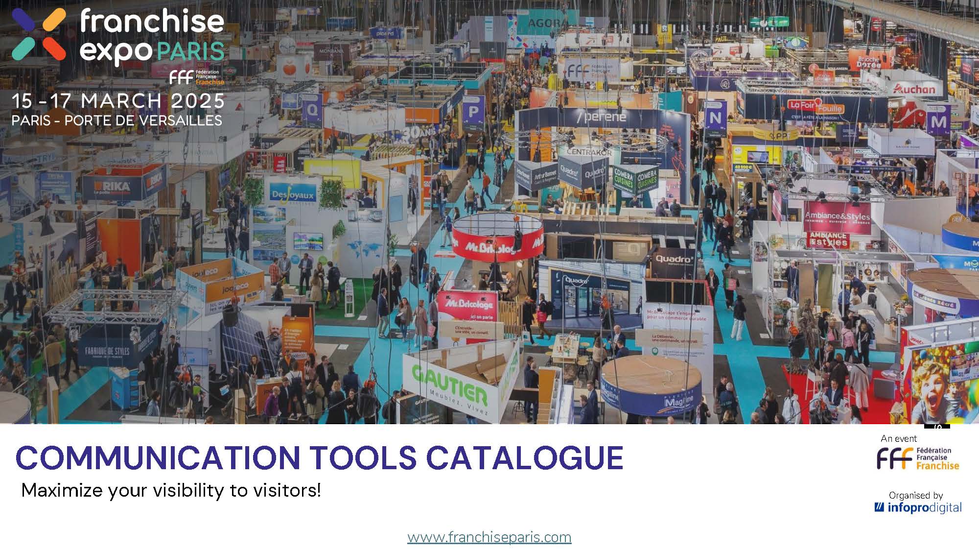 Couverture du catalogue des outils de com