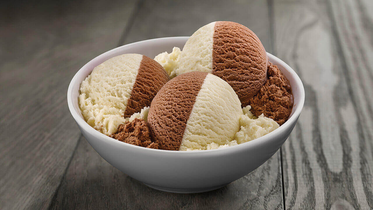 3 boules de glace saveur