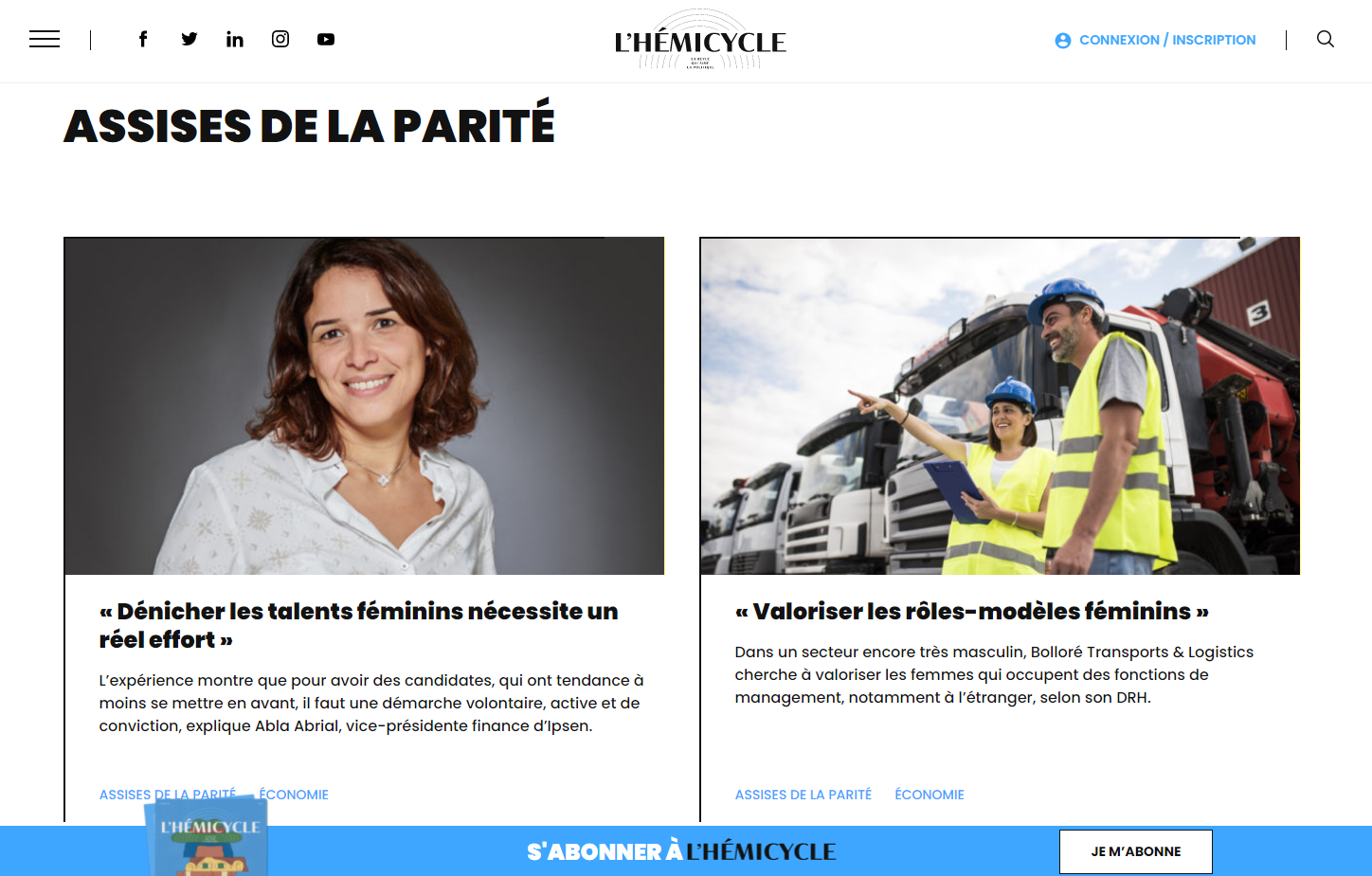 L'Hémicycle - dossier spécial