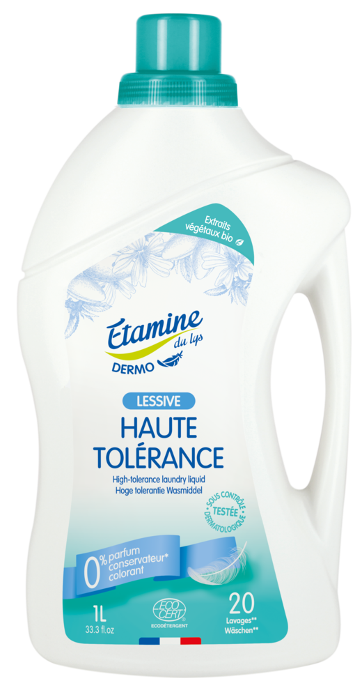 Lessive haute tolérance / High-tolerance laundry liquid