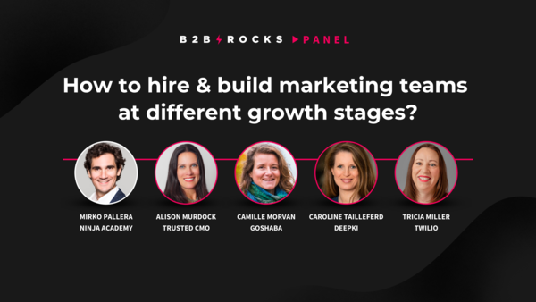 How to hire & build marketing team at different growth stages?