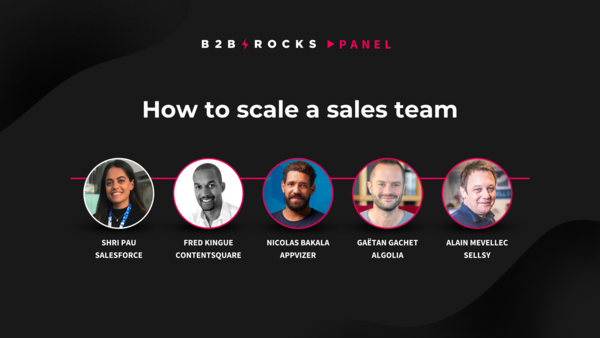 How to scale a sales team