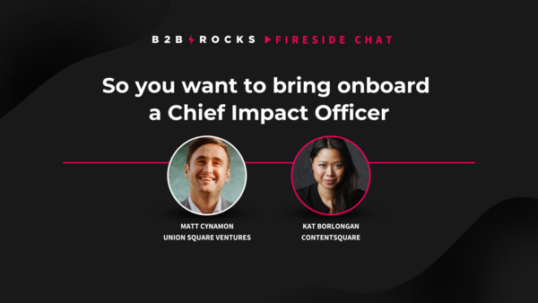 So you want to bring onboard a Chief Impact Officer