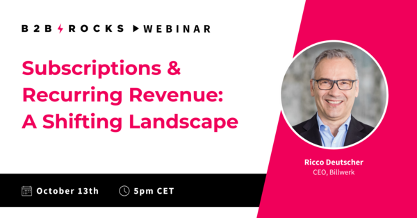Subscriptions & Recurring Revenue: A Shifting Landscape