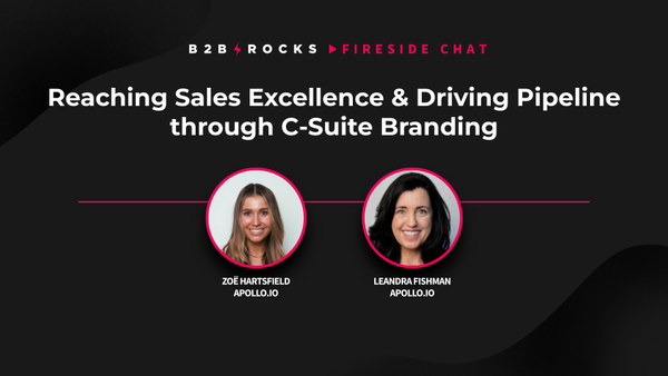 Reaching Sales Excellence & Driving Pipeline through C-Suite Branding