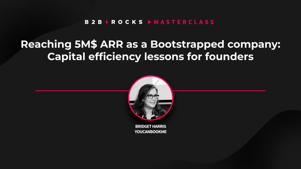 Reaching 5M$ ARR as a Bootstrapped Company: Capital Efficiency Lessons for Founders