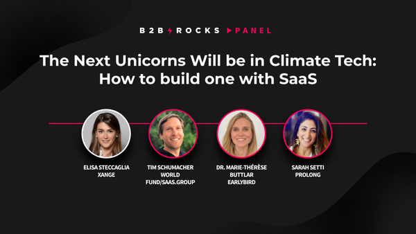 The Next Unicorns Will be in Climate Tech: How to build one with SaaS