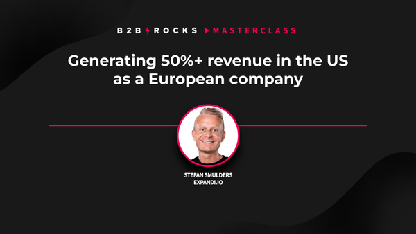Generating 50%+ Revenue in the US as a European company