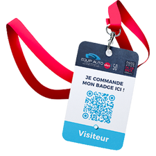 Badge d'accès salon EQUIP AUTO Paris 2025
