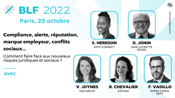 Compliance, alerte, réputation, marque employeur, conflits sociaux… Comment faire face aux nouveaux risques juridiques et sociaux ?