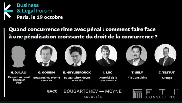 Quand concurrence rime avec pénal : comment faire face à une pénalisation croissante du droit de la concurrence ?