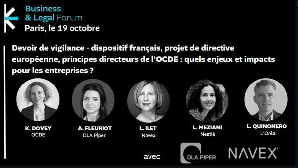 Devoir de vigilance - dispositif français, projet de directive européenne, principes directeurs de l’OCDE : quels enjeux et impacts pour les entreprises ?