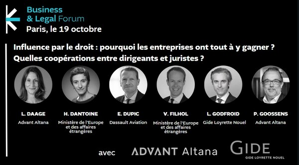 Influence par le droit : pourquoi les entreprises ont tout à y gagner ? Quelles coopérations entre dirigeants et juristes ?
