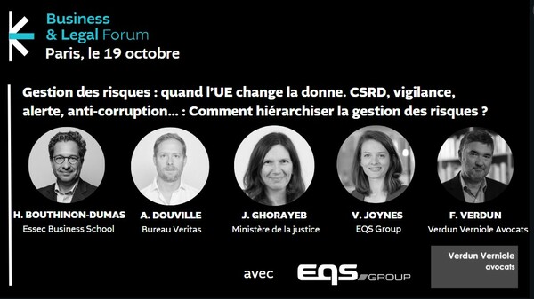Gestion des risques : quand l’UE change la donne. CSRD, vigilance, alerte, anti-corruption… : Comment hiérarchiser la gestion des risques ?