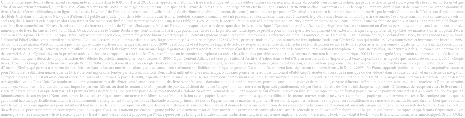 LE PROGRAMME