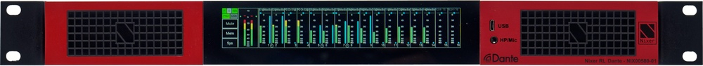Nixer – RL64 Dante Monitoring & Mélangeur Dante