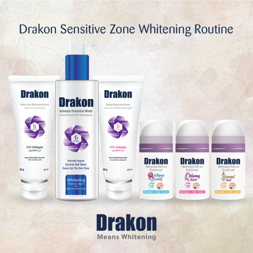 Drakon Sensitive Zone Whitening Routine