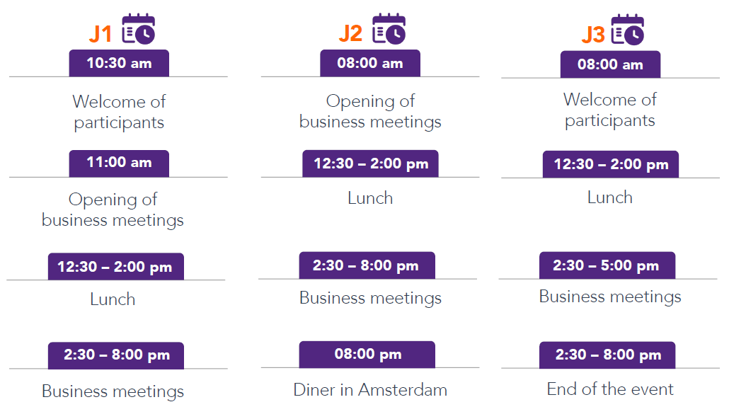 Example of a non-contractual schedule - may be subject to change