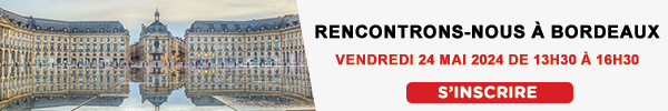 Bordeaux : vendredi 24 mai de 13h30 à 16h30