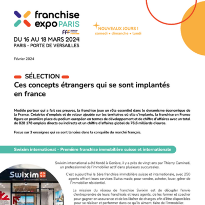 concepts étrangers qui se sont implantés  en france