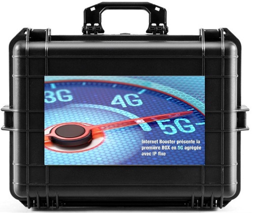 BABY-BOX 5Gest une box de connexion Internet en 4G/5G agrégée pour l'événementiel, le streaming et les déploiements Wifi