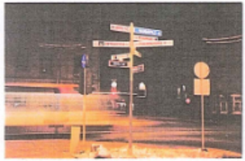 Modern city with a safe traffic environment