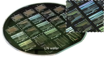 Integrated lithium niobate microwave photonic processing engine
