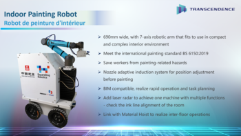 Indoor painting robot
