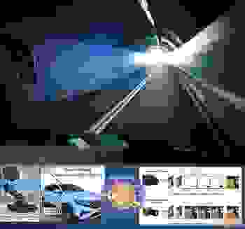 Neuromorphic enhanced vision system for challenging light and motion conditions