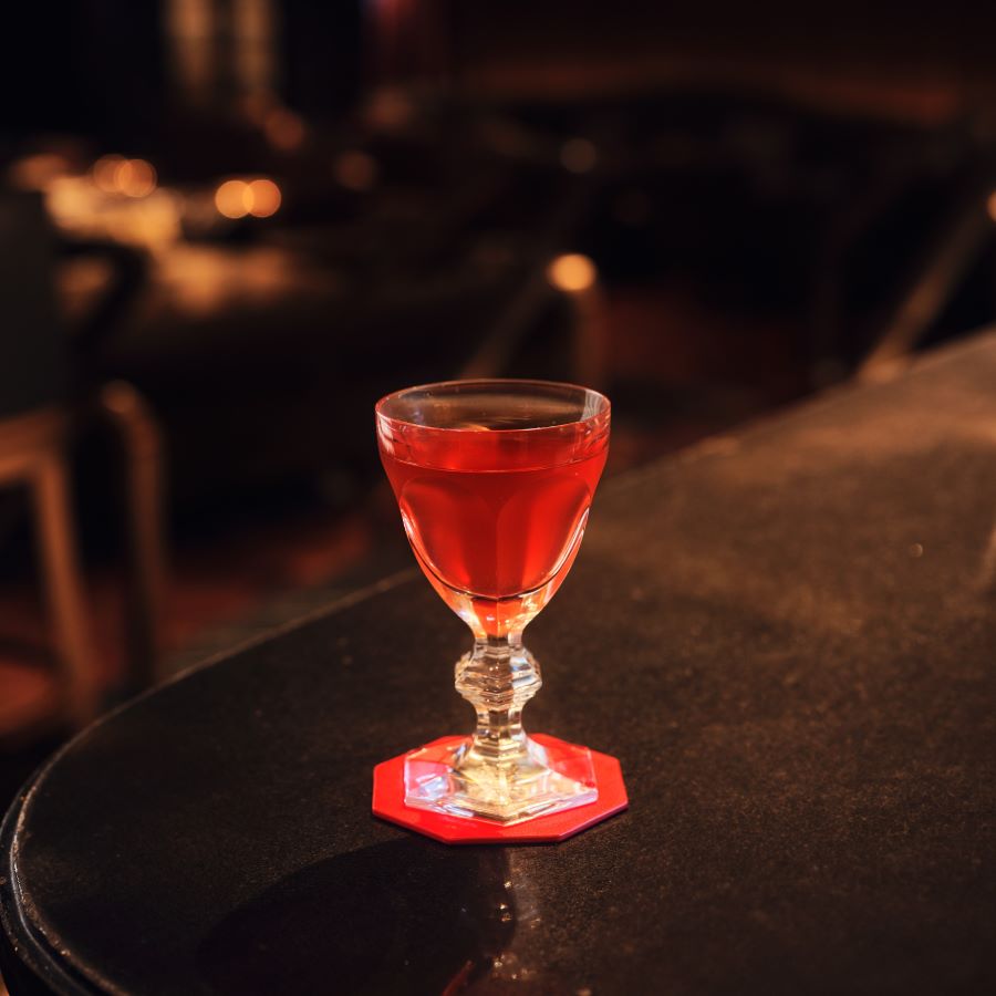 Discoberry served in Baccarat Harcourt 1841 Glass