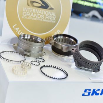 Lauréat développement durable et économie circulaire EQUIP AUTO 2022 - SKF FRANCE, Roulement imprimé en 3D