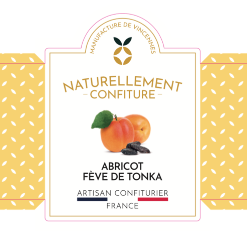 Confiture Abricot Fève de Tonka 250g