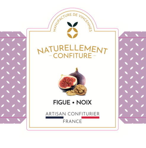 Confiture Figue Noix 250g