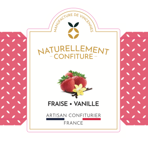 Confiture Fraise Vanille 250g