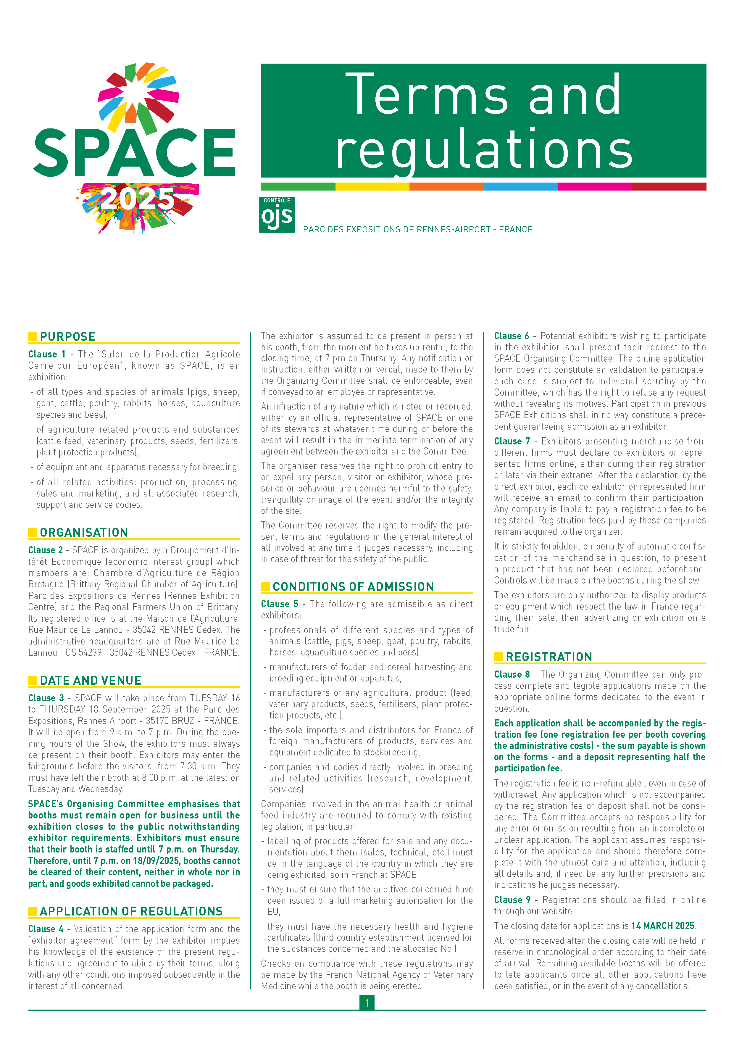 Règlement Général