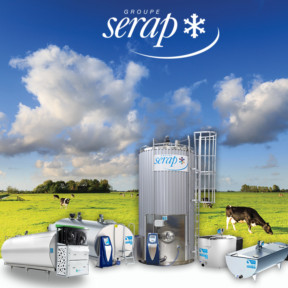 SERAP milk cooler range