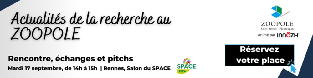 Animation sur le stand ZOOPOLE : Les actualités de la recherche sur le ZOOPOLE – Mardi 17 septembre de 14h à 15h.