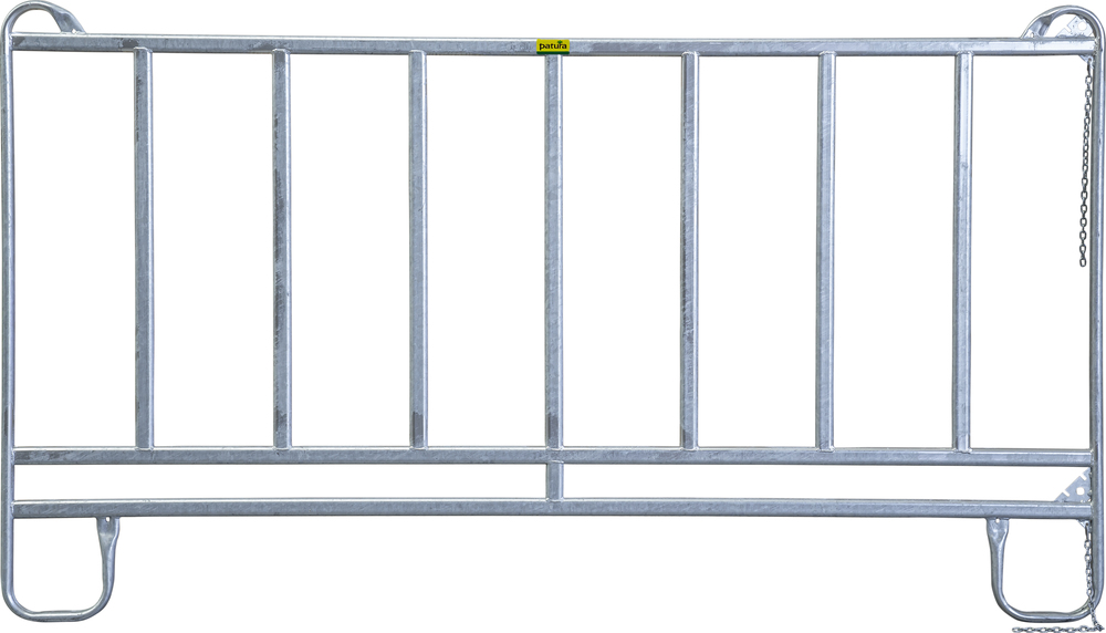 Sturdy, horse-safe panel with feed spaces