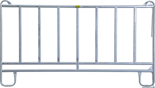 Sturdy, horse-safe panel with feed spaces