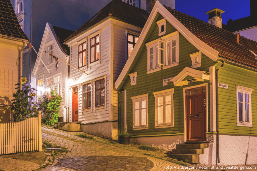 Old Bergen and wooden houses, Visit Bergen, Robin Strand