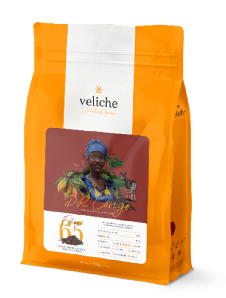 286051 Choc noir couv 65% Okapi Congo Veliche sac 2,5kg