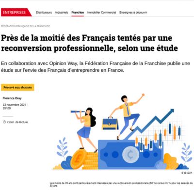 Près de la moitié des Français tentés par une reconversion professionnelle, selon une étude
