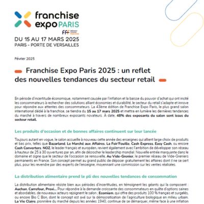 Un reflet des nouvelles tendances du secteur retail 