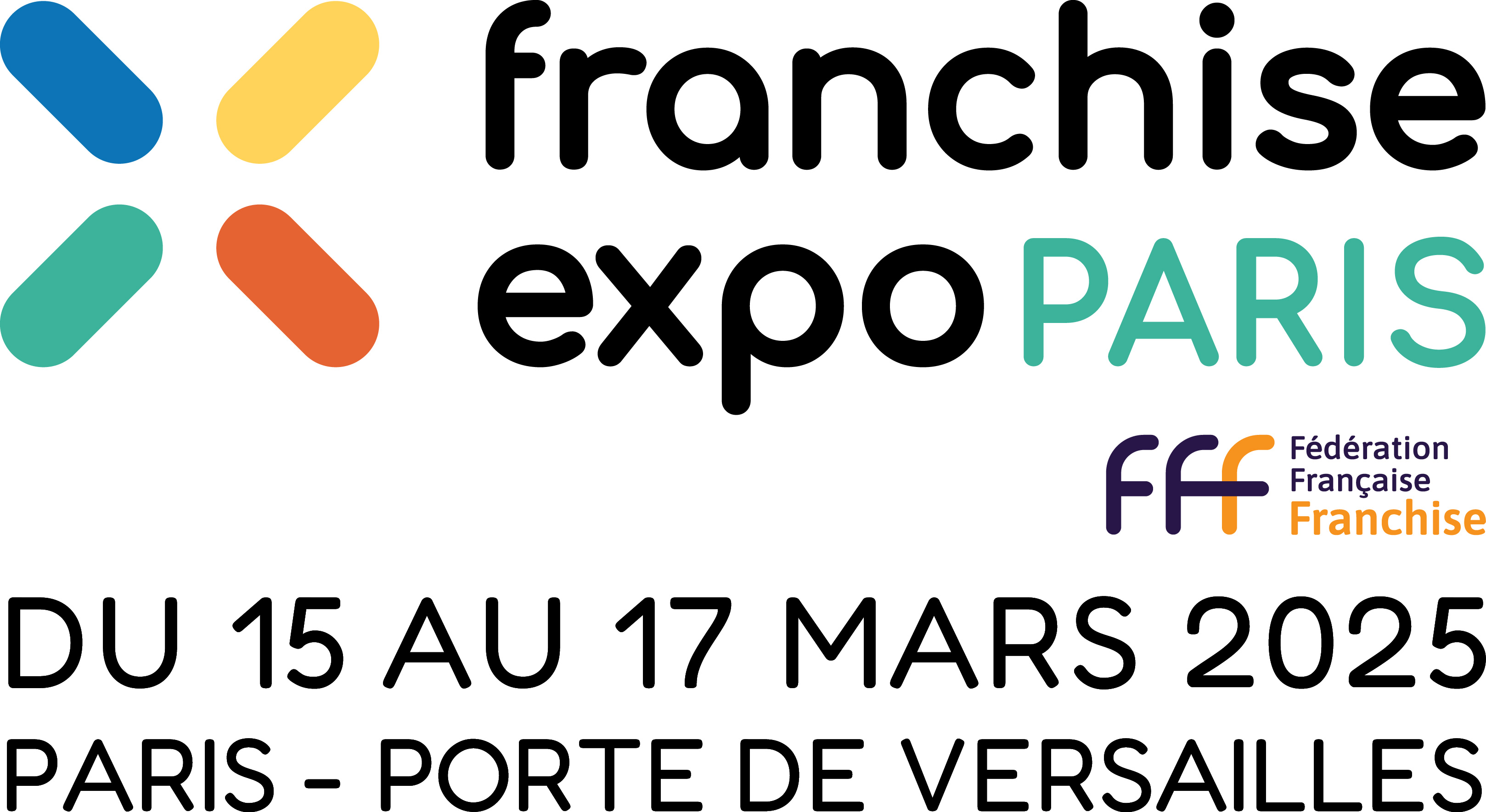Logo Franchise Expo Paris avec dates