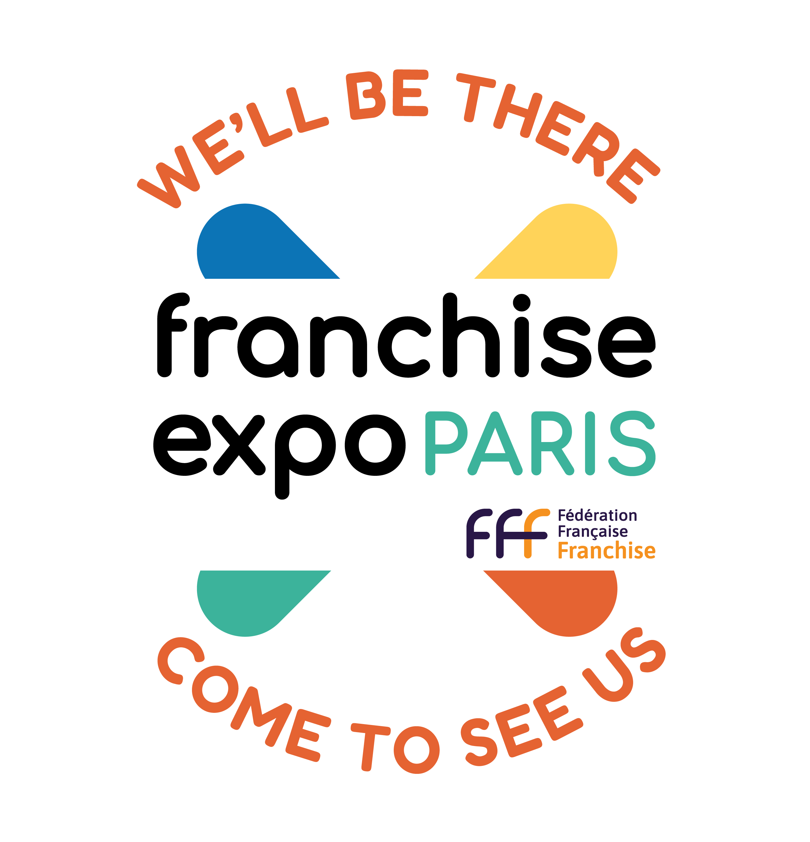 Logo Franchise Expo Paris noir