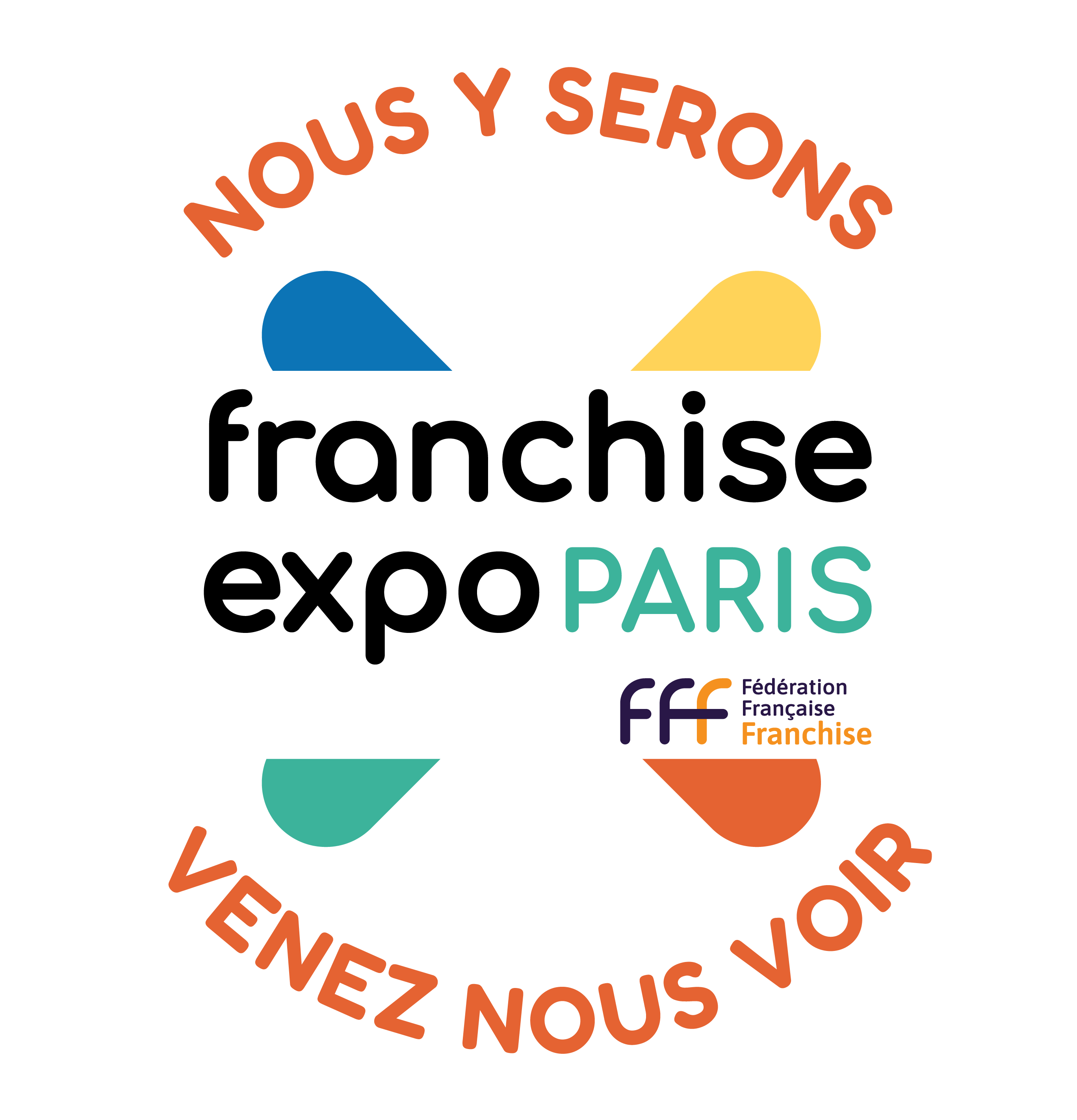 Logo Franchise Expo Paris blanc