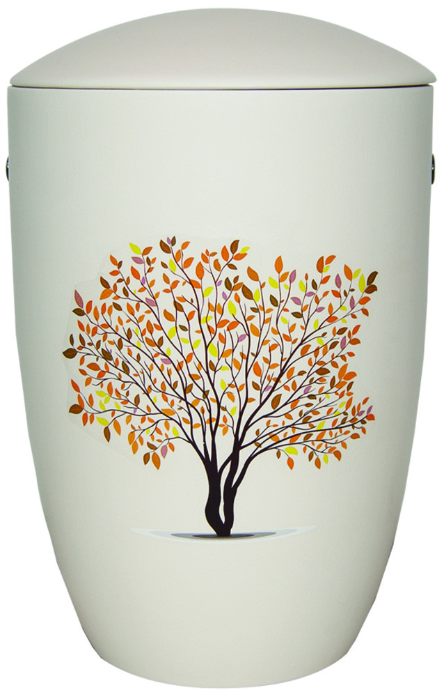 Urne céramique "Arbre d'Automne"