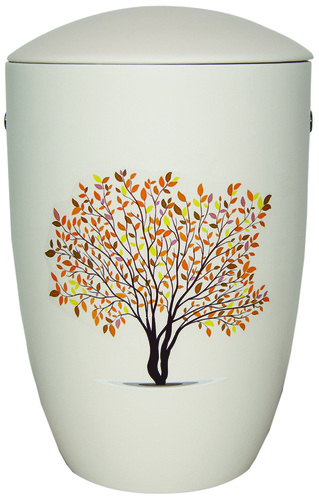 Urne céramique "Arbre d'Automne"