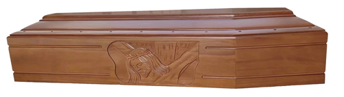 High Quality European Style Funeral Paulownia Wooden Coffins
