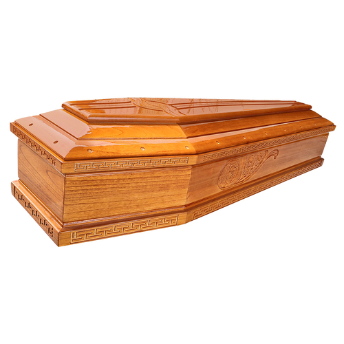 High Quality European Style Paulownia Wooden Coffins Model TM029